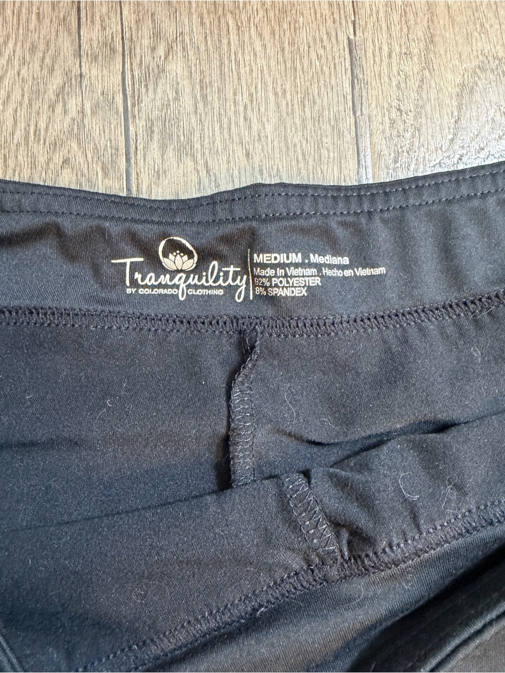 Tranquility by Colorado Clothing Black Athletic Skort - Picture 3 of 8